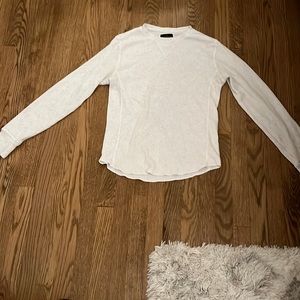 LUCKY BRAND mens white long sleeve small shirt